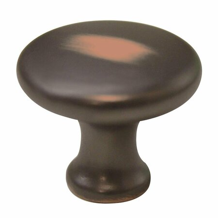 BELWITH PRODUCTS 1.12 in. Conquest Cabinet Knob, Vintage Bronze BWP14255 VB